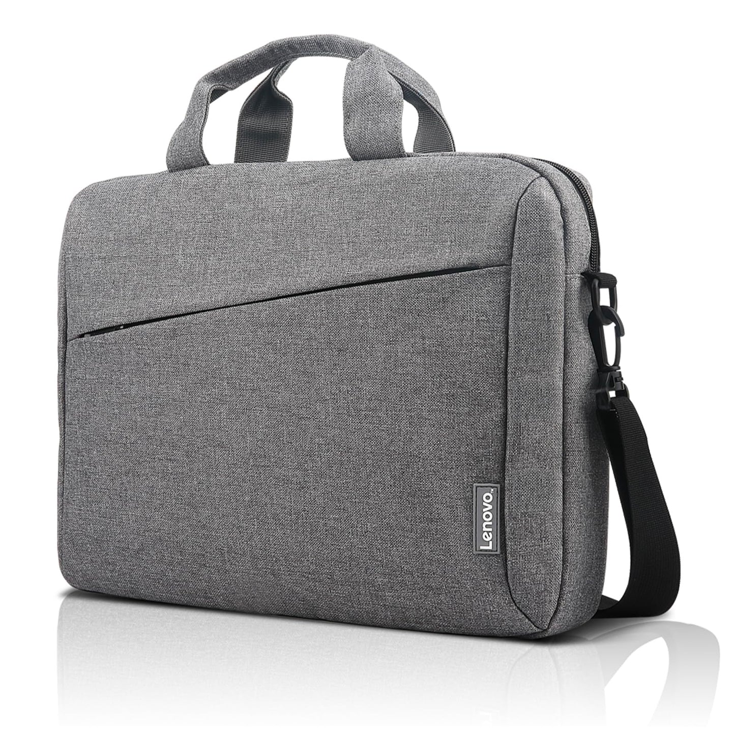 Lenovo Laptop Carrying Case T210, 15.6-Inch Laptop and Tablet, Sleek Design, Durable and Water-Repellent Fabric, Business Casual or School, GX40Q17231 Casual Toploader - Grey