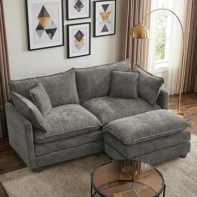 78” Modular Sectional Sofa, L Shaped Cloud Couch