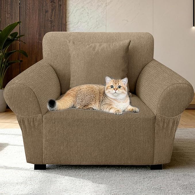 Armchair Slipcover with 1 Pillow Cover