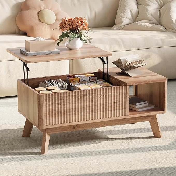 Wood Lift Top Coffee Table