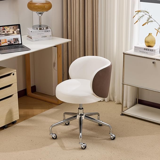 VINGLI Cute Small Swivel Desk Chair Comfy