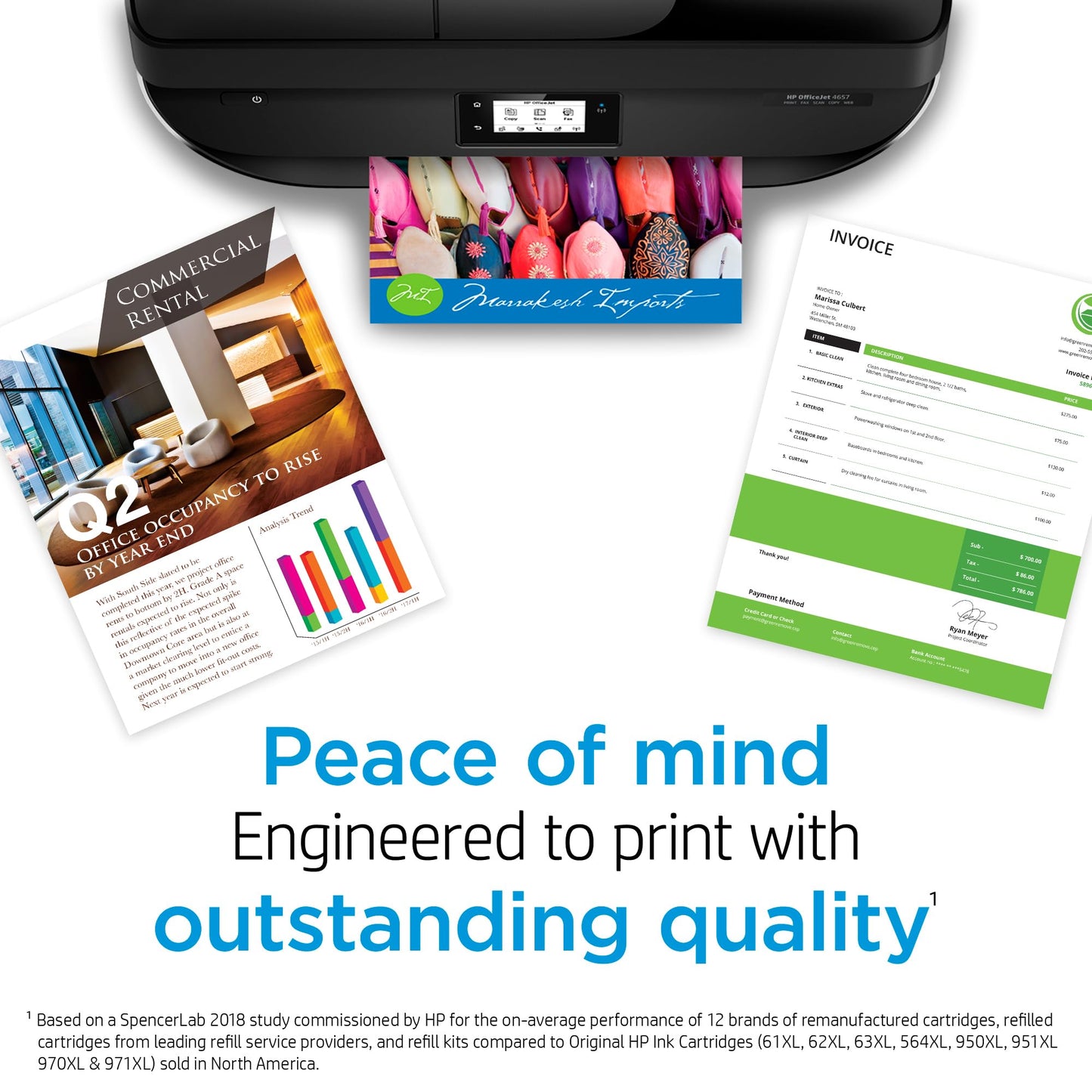 HP 936 Black, Cyan, Magenta, Yellow Ink Cartridges Printers (4-Pack) | Works with OfficeJet 9120, OfficeJet Pro 9110, 9120, 9130, Wide Format 9730 | Eligible for Instant Ink | 6C3Z5LN