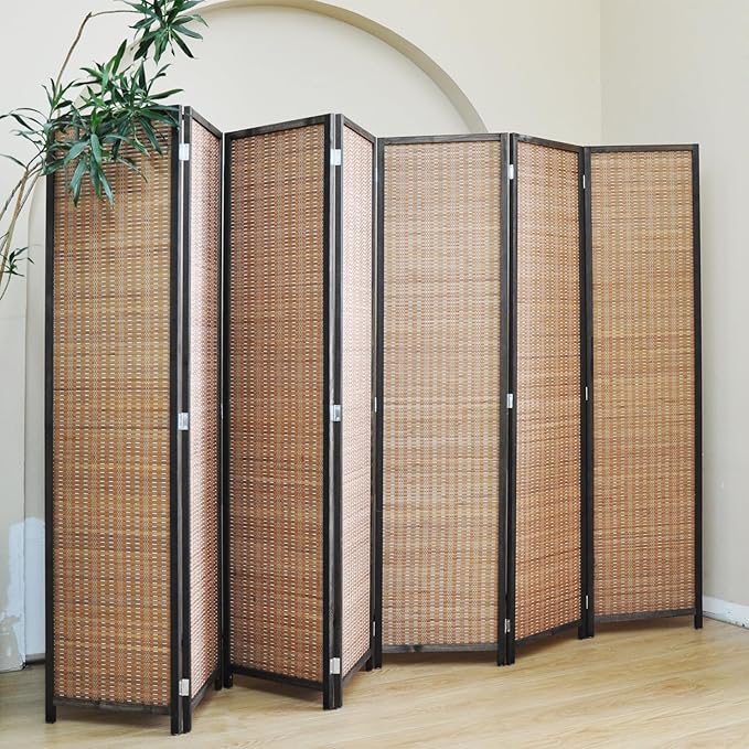 Furnnylane 7 Panel Bamboo Room Divider