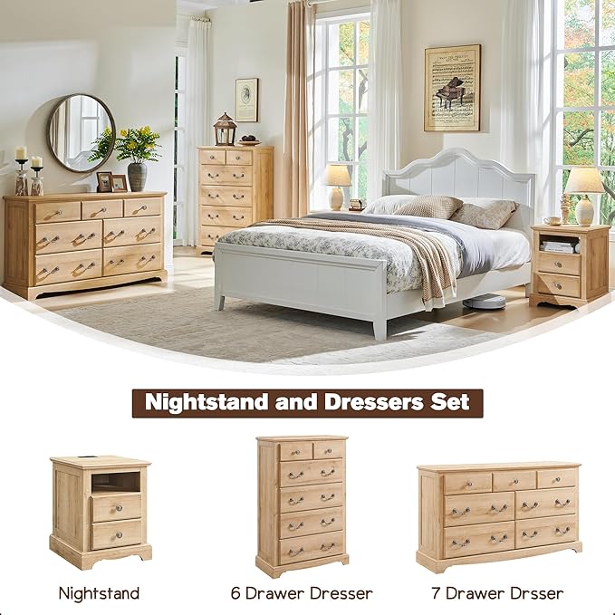 T4TREAM 6 Drawers Dresser Chests