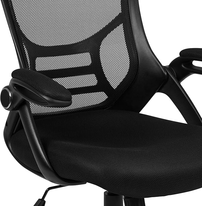 Flash Furniture Porter High Back Black Mesh Ergonomic Swivel Office Chair