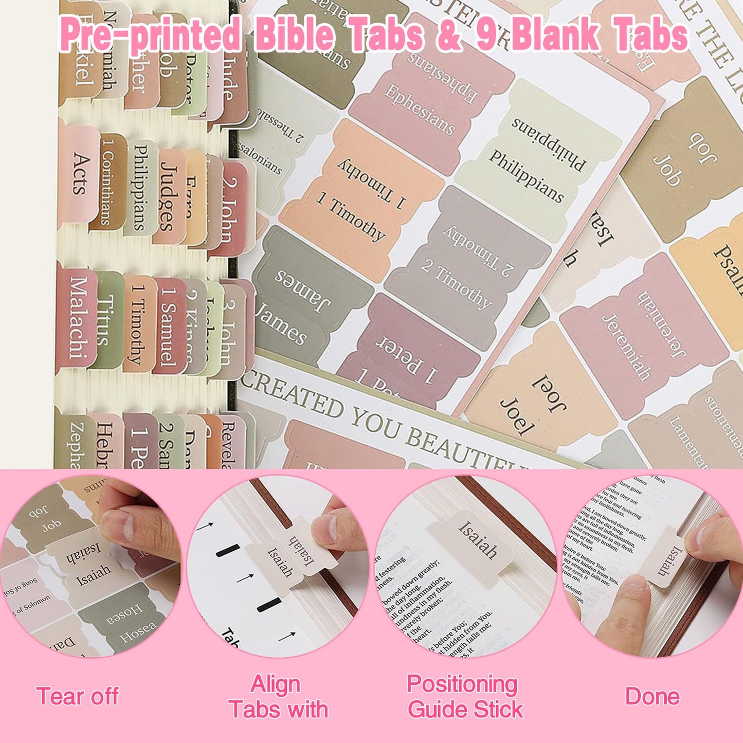 HRFGWDD Bible Study Supplies [78 PCS] for Women - Bible Journaling Kit with No Bleed Highlighters & Pens, Bible Tabs Set and Bible Verse Gifts for Scripture Study
