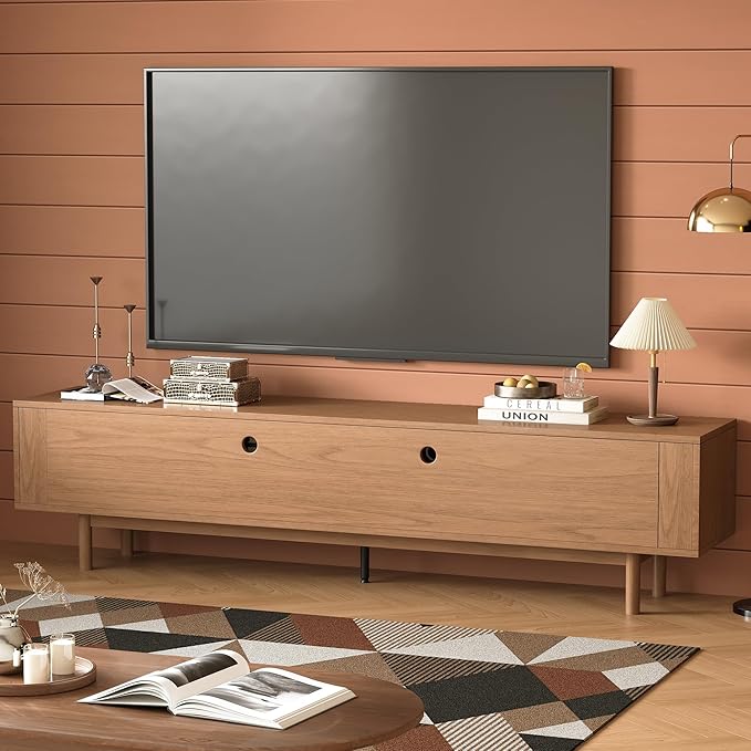 86.61" Mid-Century Modern TV Stand