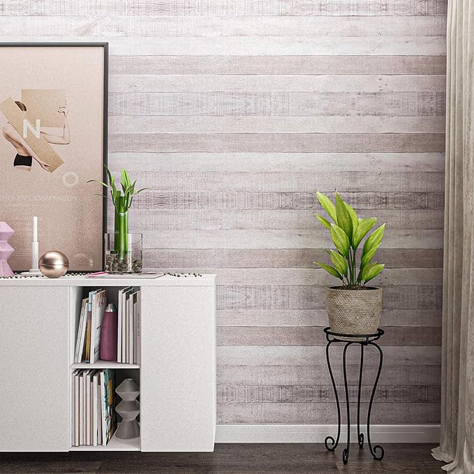 Art3d 15.8" x 120" Tile Sticker Vinyl Wood