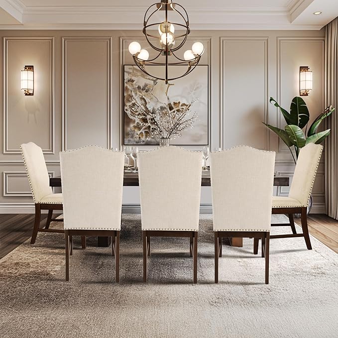 HomePop Scalloped Back Dining Chair