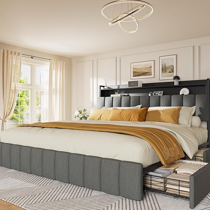 PRAISUN Bed Frame King Size