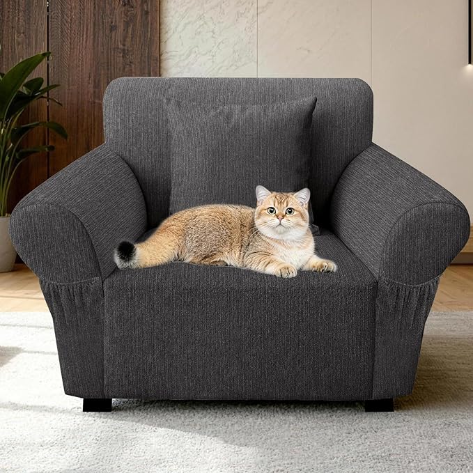Armchair Slipcover with 1 Pillow Cover