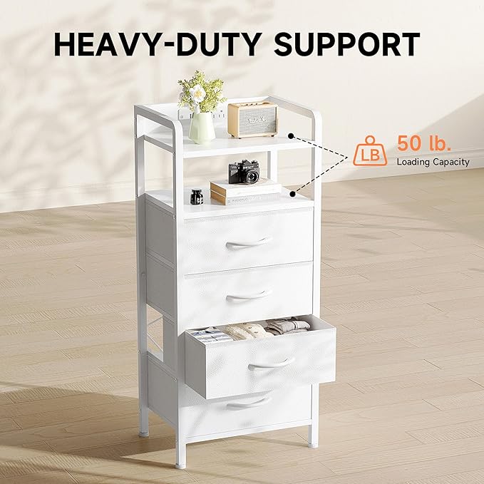 Lazzanto Night Stand Bedside Charger Bedroom