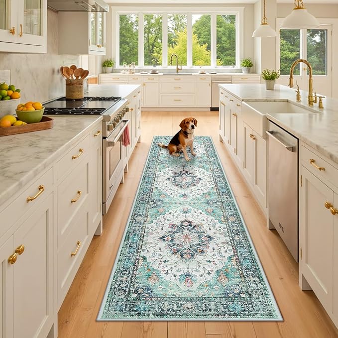 RELEANY Area Rugs 2'6"x8' Runner Rug Non Slip Washable