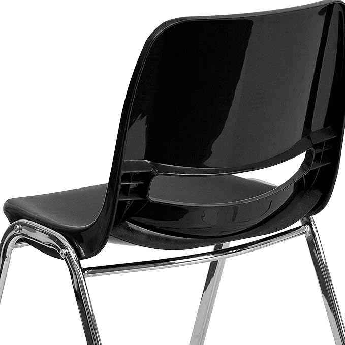 Flash Furniture HERCULES Series 440 lb. Capacity Kid's Black Ergonomic Shell