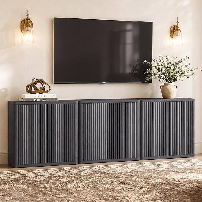 SICOTAS Buffet Cabinet with Storage 69.2" Sideboard Accent Modern Credenza with