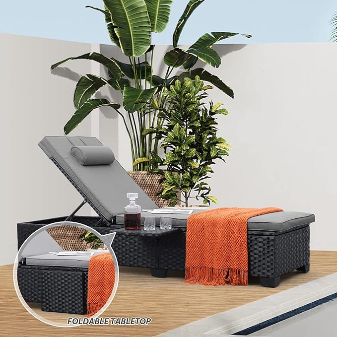 WAROOM Outdoor Chaise Lounge Chairs