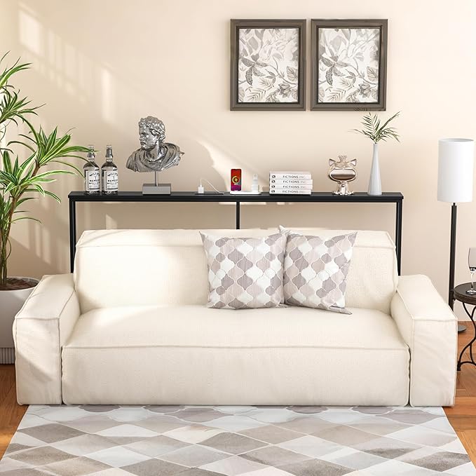VASMIA 70.9 Inch Narrow Console Table