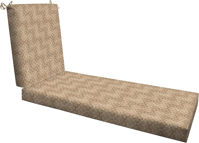 Honeycomb Outdoor Chaise Lounge Cushion