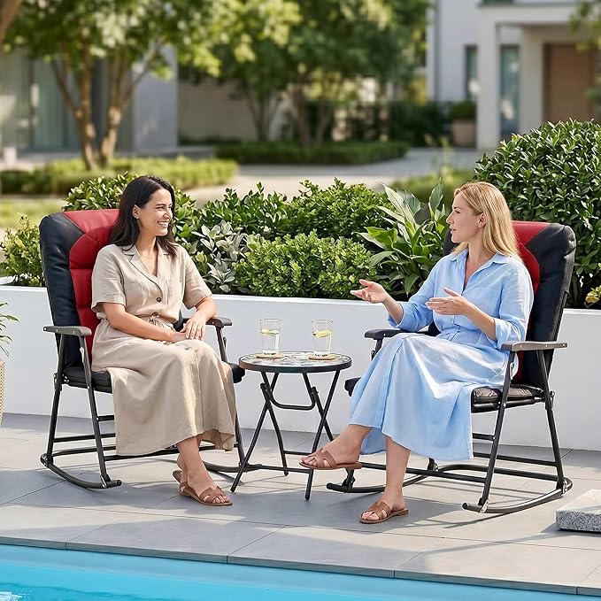Outsunny 3 Piece Outdoor Patio Furniture Set