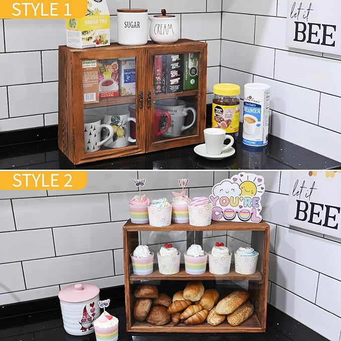 MOOCA Wood and Glass Display Case