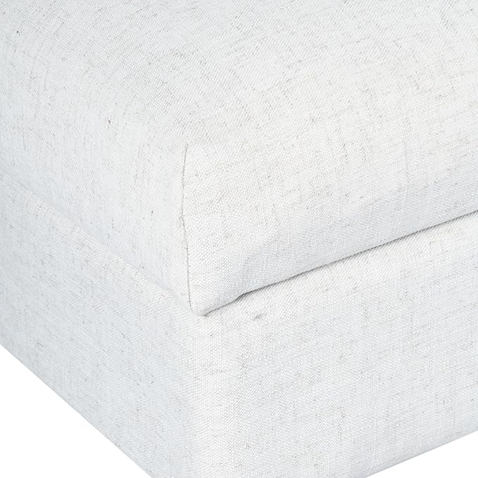 Homepop Home Decor | Upholstered Decorative Storage Ottoman Bench | Ottoman