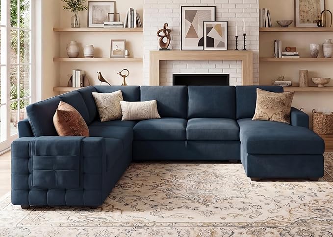 HONBAY Sleeper Sectional Couch