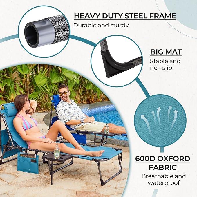 FUNDANGO 4 in 1 Tanning Chair