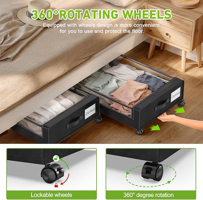 Beborxue Under Bed Storage