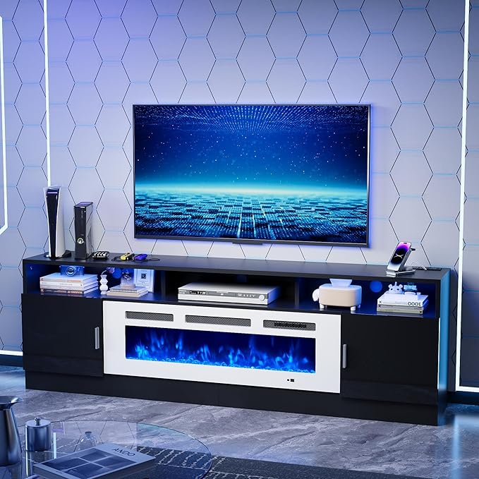 oneinmil 78" Fireplace TV Stand