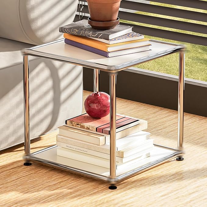 Nightstand Modern Storage Cabinet White A Versatile Free-Standing Organizer