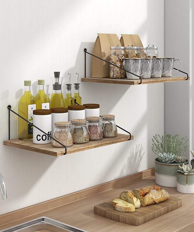 Afuly 12 Inch Deep Floating Shelves