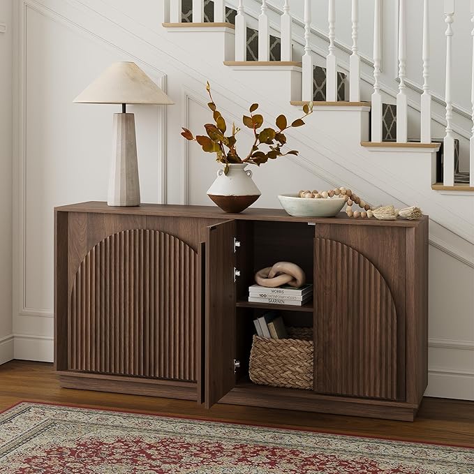 win2win Fluted Sideboard Buffet Cabinet