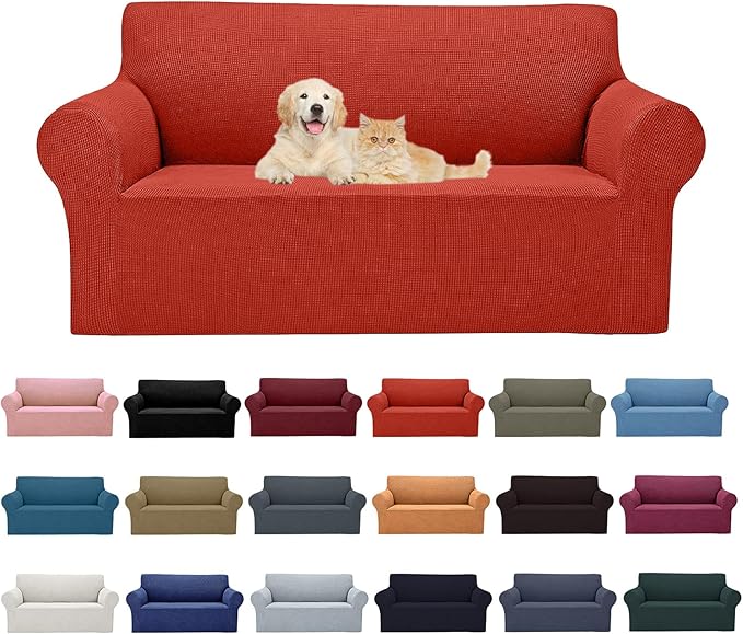 Cupuamon 2026 New Stretch Loveseat Sofa Slipcovers Couch Cover