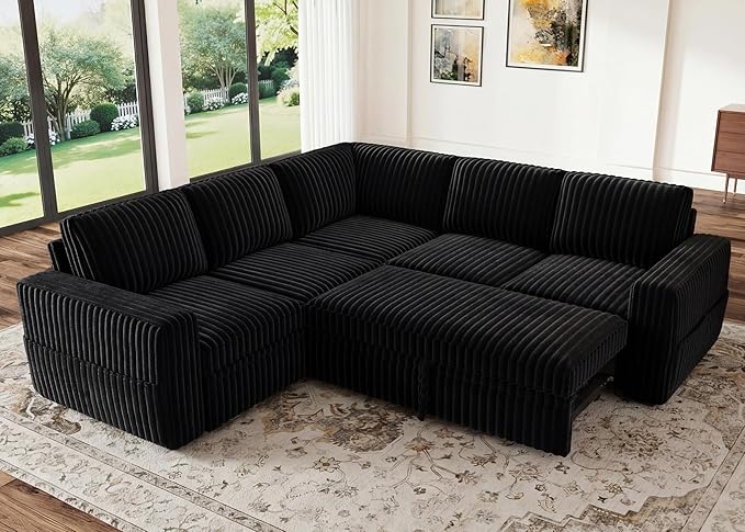 HONBAY Modular Sectional Sleeper Sofa