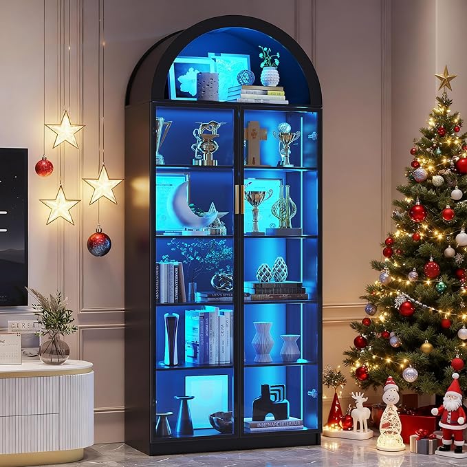 FREDEES Arched Display Cabinet
