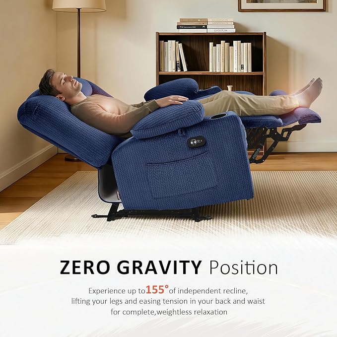 MCombo 55.9" Zero Gravity Power Loveseat Recliner