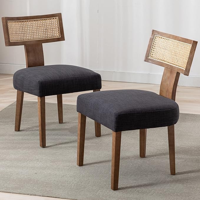 VESCASA Linen Upholstered Dining Chairs