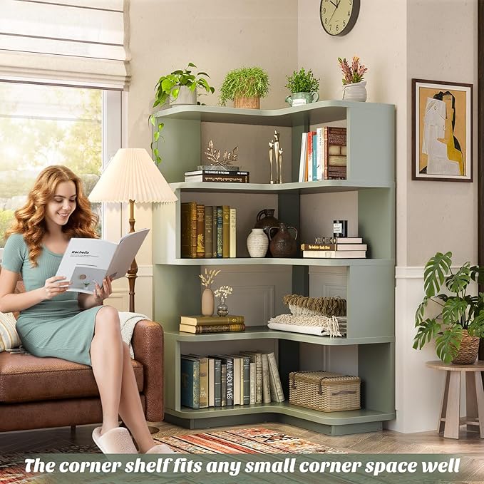 Armocity Corner Book Shelf