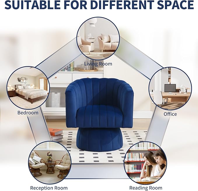 Swivel Accent Barrel Chair