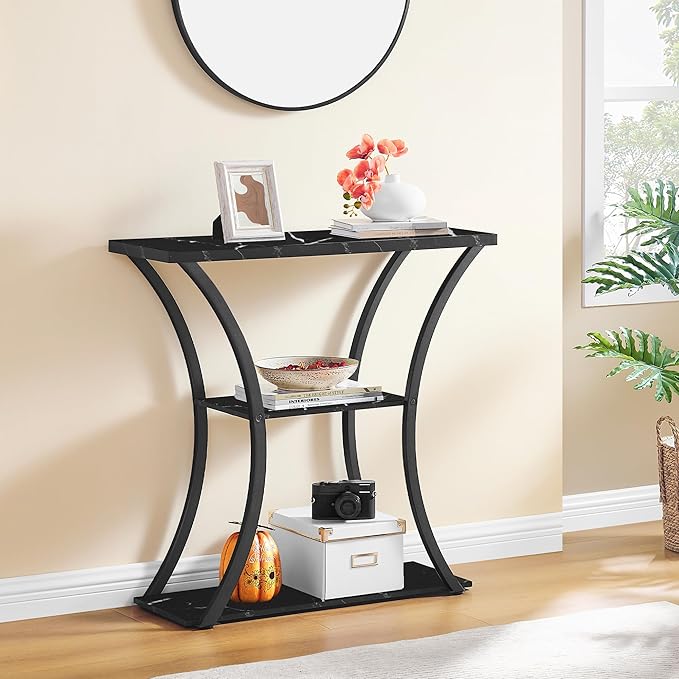 Hoctieon 3 Tier Console Table