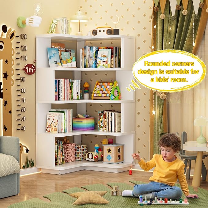 Armocity Corner Book Shelf