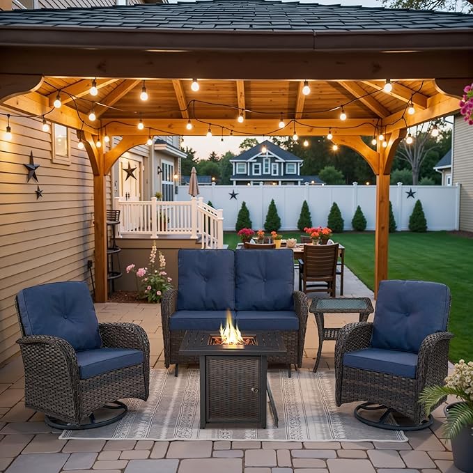 Belord 5 Pieces Patio Furniture Set
