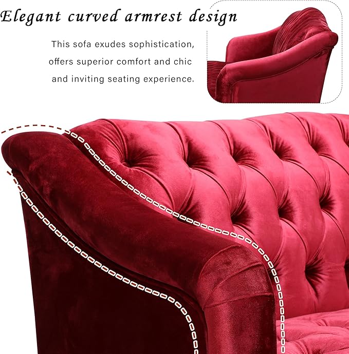 Christopher Knight Home Minxi Velvet Sofa Couch, Home Sofa Living Room