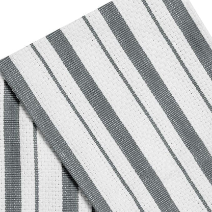 COTTON CRAFT - 4 Pack - Basket Weave Kitchen Towels - Grey - Cotton - Oversized