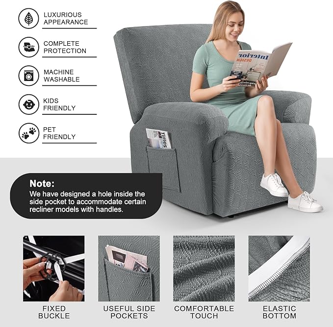 Timeles Recliner Covers Extra Wide Recliner Chair Cover Reclining Sofa