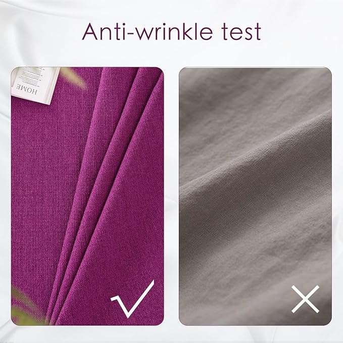 BALCONY & FALCON Rectangle Tablecloth Washable Wrinkle Resistant and Water