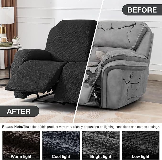 Timeles Extra Wide Recliner Loveseat Covers Oversized Reclining Couch Covers