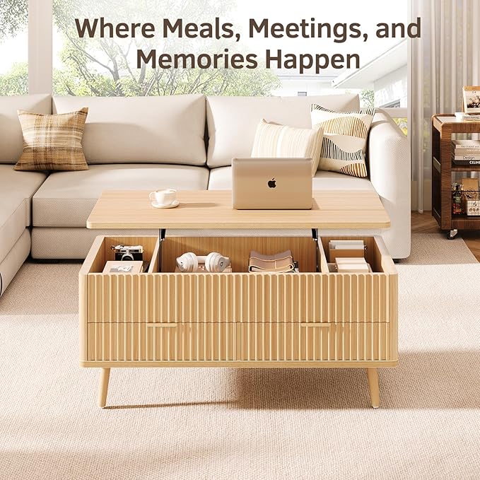 Lift Top Coffee Table with Storage