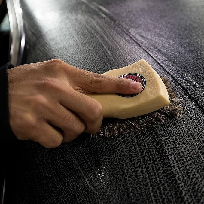 Chemical Guys Long Bristle Horse Hair Leather Cleaning Brush