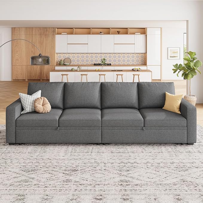 HONBAY Modular Sectional Sleeper Sofa Bed,